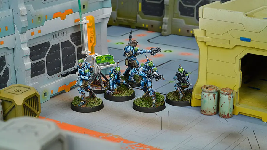 [Loong Way Miniatures] Corvus Belli Infinity 0593 BAGH MARI блок 32 мм Металлические Миниатюрные|Аксессуары