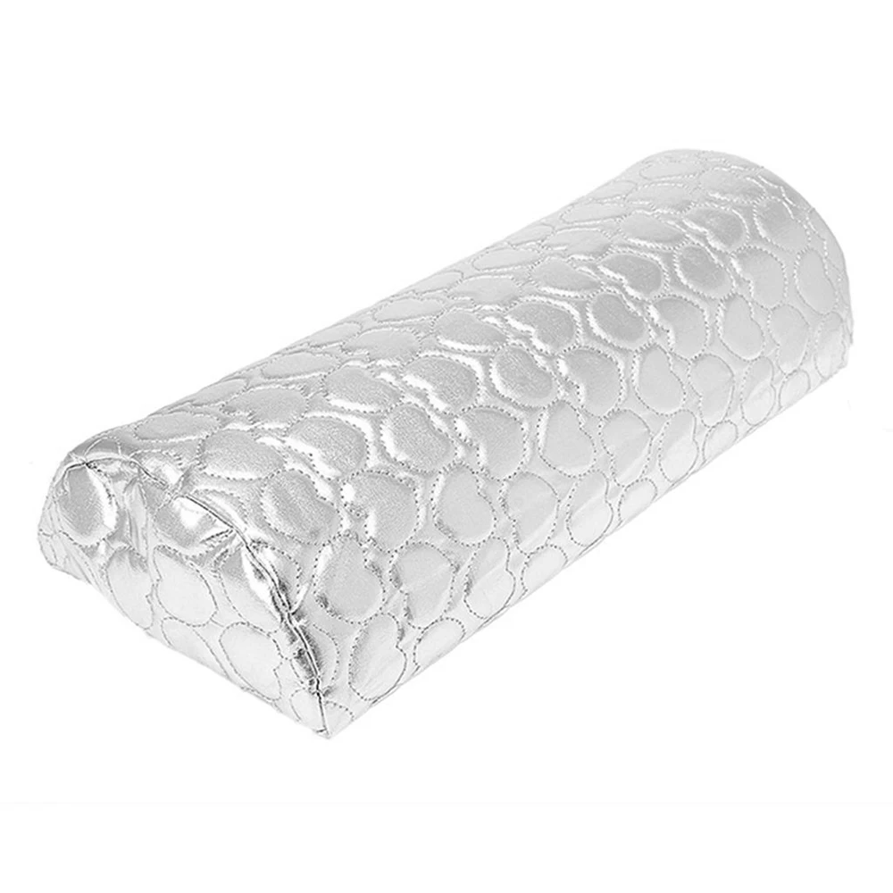 

Hand Arm Rest Semicircle Cushion Pillow With Pad Nail Art Design Manicure Care
