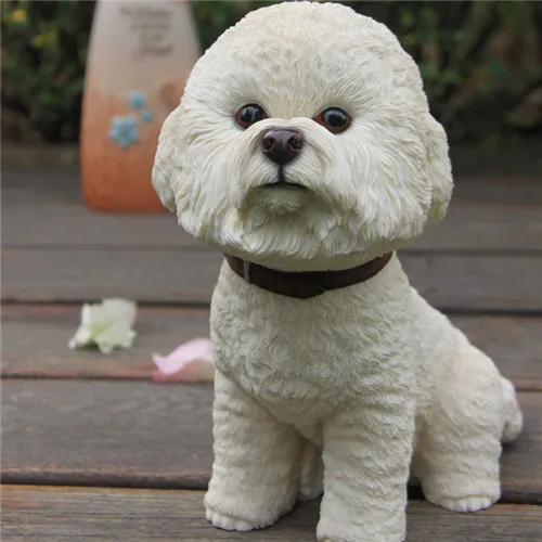 Ручная роспись яркая Смола ZAKKA фигурки животных ручной работы собака маленький