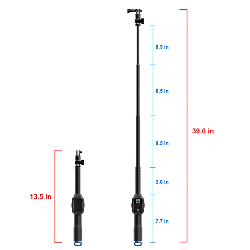 Монопод с дистанционным управлением и креплением для корпуса Wi-Fi + адаптер