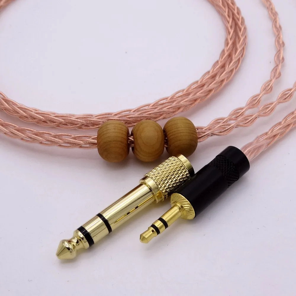 HiFi кабель для наушников обновленный 1 2 м Hi End 8 ядер 5N OCC Hifman HE1000 HE400S He400i HE X HE560 Oppo PM