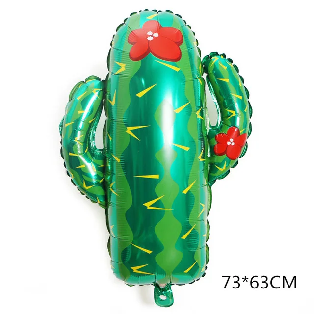 cactus Birthday Balloons Rose Pink Flamingo Moon Heart Beer cup Foil Balloon Wedding Mariage Decoration Adult Party Helium Air Globos - Цвет: cactus