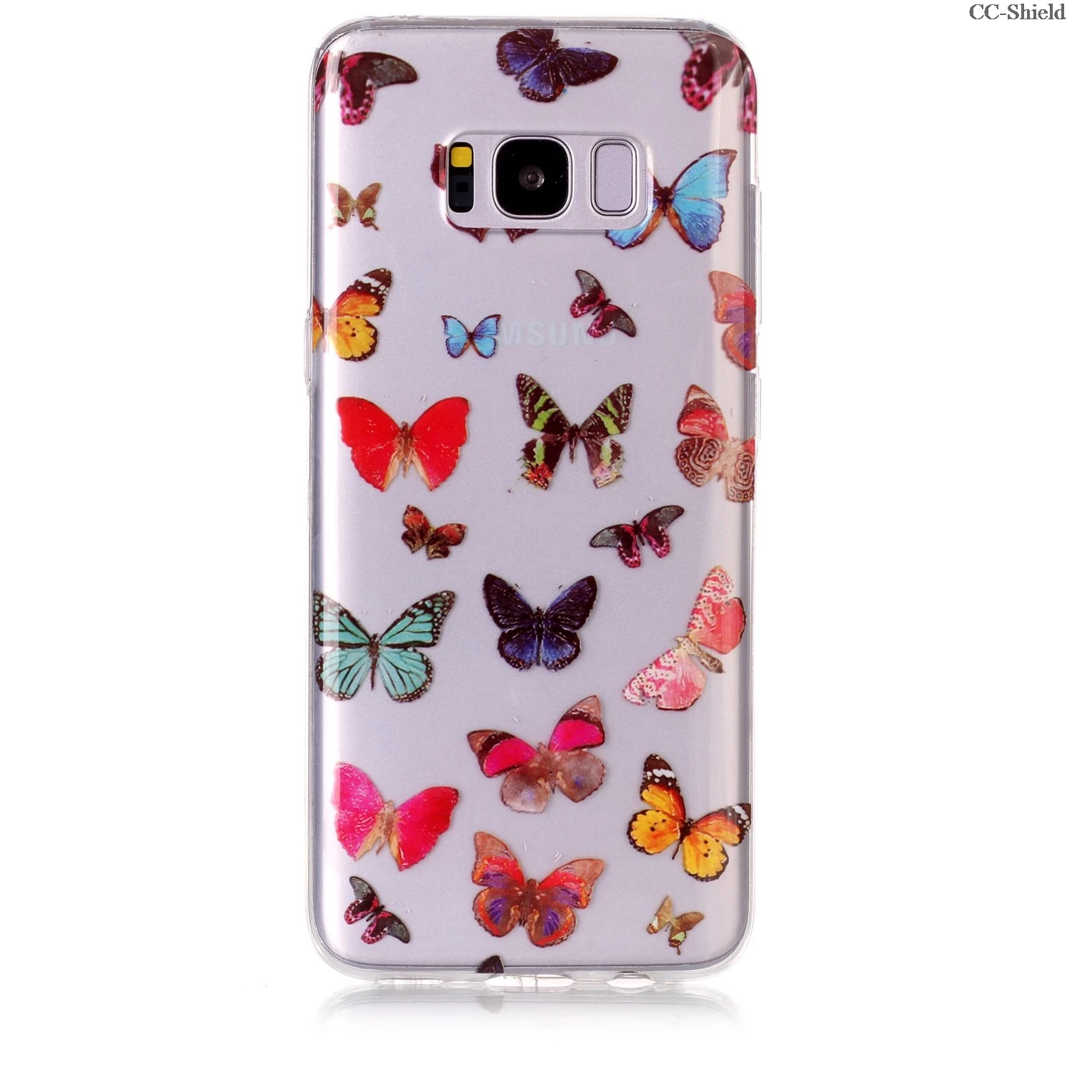 Мягкий ТПУ чехол для Samsung Galaxy S8 S 8 GalaxyS8 G950 G950F G950FD SM-G950F SM-G950FD прозрачный силиконовый