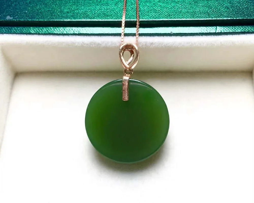 18K золото инкрустированный hitian Biyu Pingan pendantJ24 # |