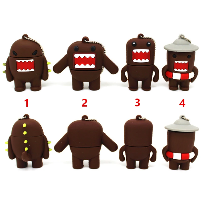 Мультипликационный японский Domo Kun U Disk Girl милая большая кукла насекомое