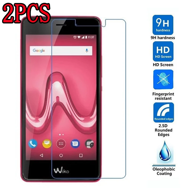 2 шт. закаленное стекло для WIKO JERRY 3 Защитная пленка 9H защита экрана