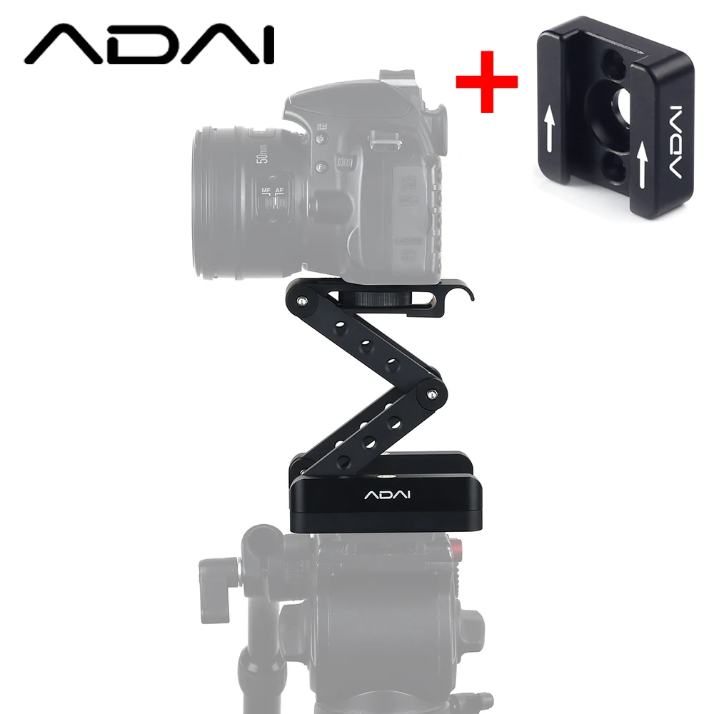 ADAI Z образная Гибкая наклонная головка штатива складная 360 Поворотная