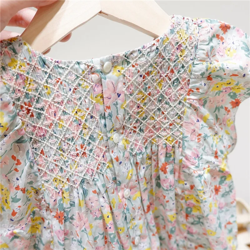 Новинка 2019 летнее платье для маленьких девочек с цветочным узором вечерние нее