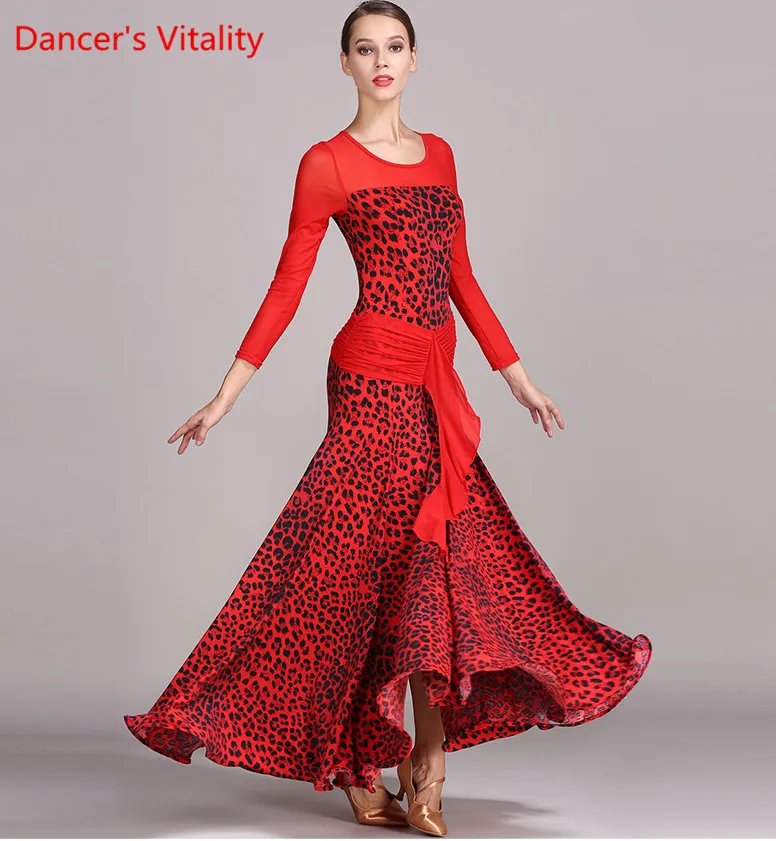 

2017 3 colors Standard Ballroom Dress Ballroom Dance Dress Flamenco Dance Costumes Ballroom Practice Dress Dance Wear