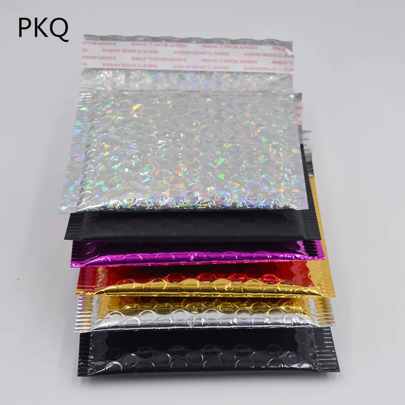 20 шт 15x13cm Алюминий Фольга конверты Пузырь Мягкий Конверт небольшой почтовый
