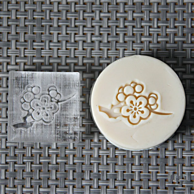Сливовый цветок узоры ручной работы мыло штамп плесень Мини diy натуральный patterns3 5