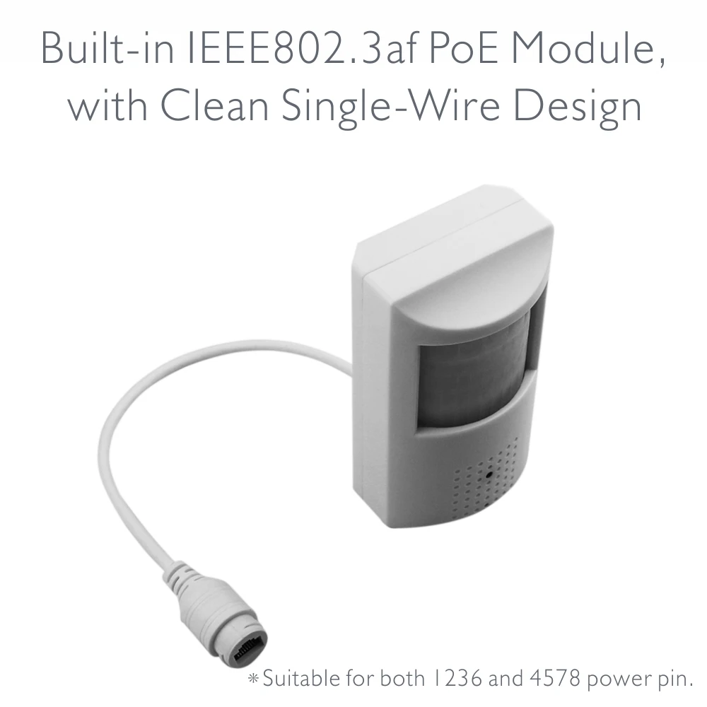 Doerguin H.265 3MP PoE PIR Cam Крытая Onvif ip-камера с невидимым ИК-светодиодный встроенным HD микрофоном для птичьих часов, домашних животных