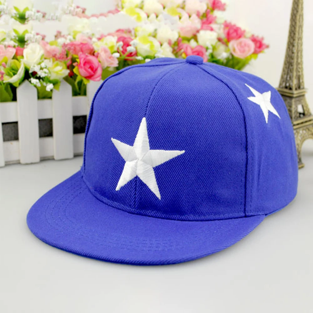 Модная шляпа от солнца с вышивкой в виде звезд для мальчиков и девочек детская