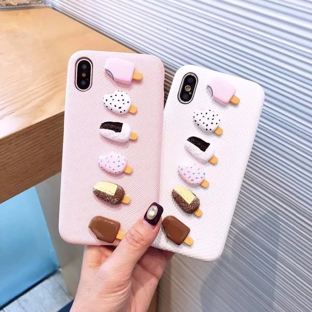 50 шт. смешанные DIY смолы эскимо Kawaii еда кабошон стикер для мобильного телефона