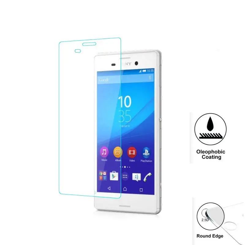 Закаленное Стекло для sony Xperia E3 E4 E4G E5 M2 M4 M5 C3 C4 C5 T2 T3 Экран защитная плёнка для НУА Вэй для dvb T C E на возраст 3, 4, 4G, 5 м 2