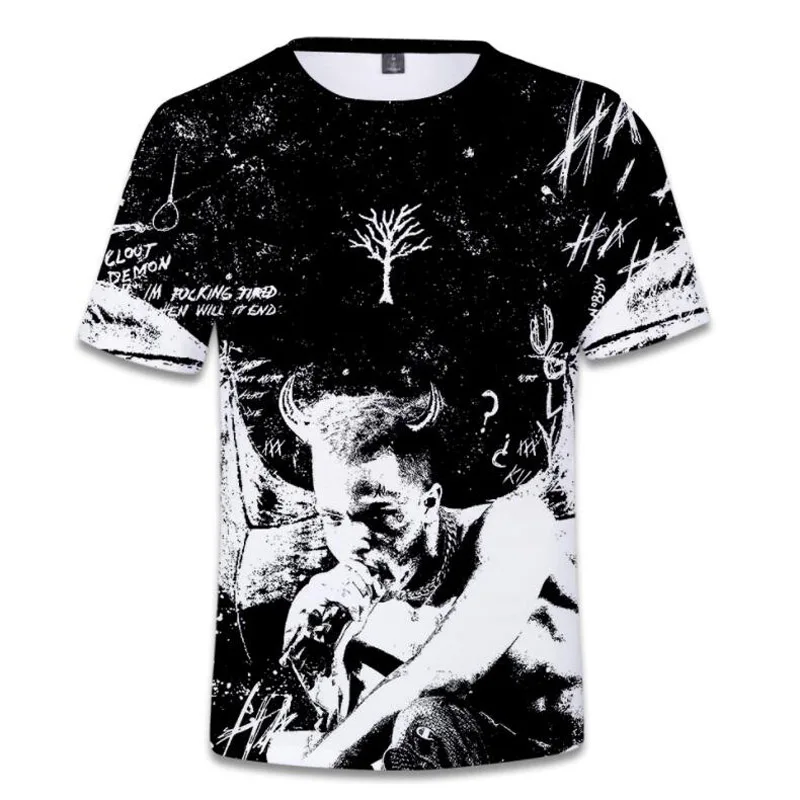 

Rap Singer xxxtentacion R.I.P 3D T Shirt For Men Women Summer O-Neck Short Sleeve Rapper T-Shirts Male Hip Hop Tee Shirt Homme