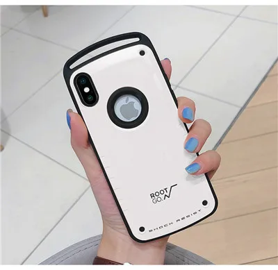 white Wortel CO для iPhone X iPhone XS Max чехол противоударный чехол для iPhone XR iPhone 7 8 Plus противоударный задний защитные кейсы-оболочки - Цвет: white