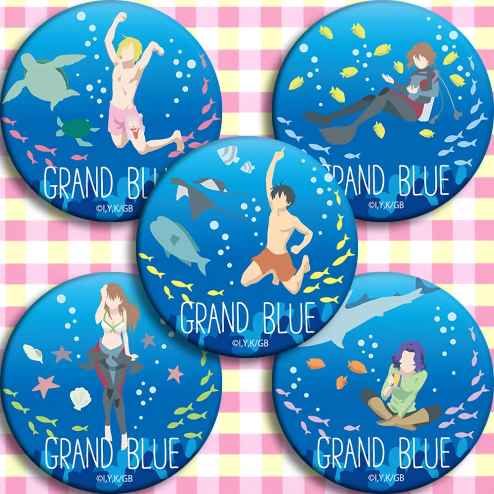 

Japan Anime granblue Kitahara Ii Cosplay Badge Cartoon Collection Backpacks Badges Bags Button Brooch Pins gift