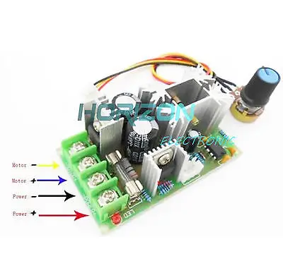 20A Универсальный DC10 60V PWM HHO RC регулятор скорости двигателя переключатель
