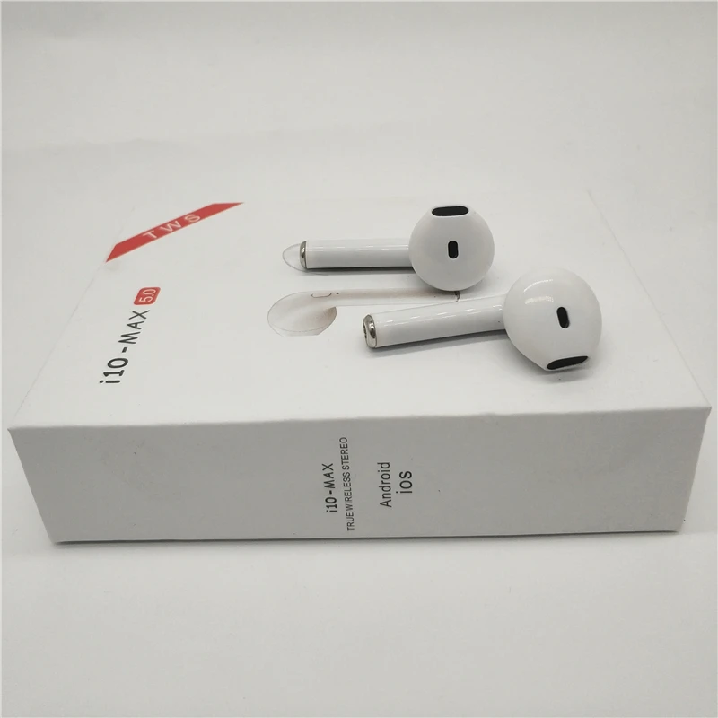 Наушники i10 Max tws Bluetooth 5,0, беспроводные наушники, стерео музыкальные наушники с микрофоном для IPhone, Xiaomi, мобильных телефонов на базе Android, Ios