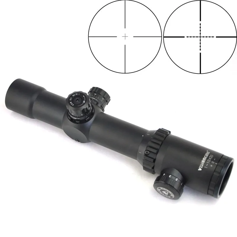 Visionking 1-10x30 FFP Aim Riflescopes Long Range 35 мм трубка с подсветкой для ночной охоты ar15 Ak оптический прицел. 30-06. 308. 50