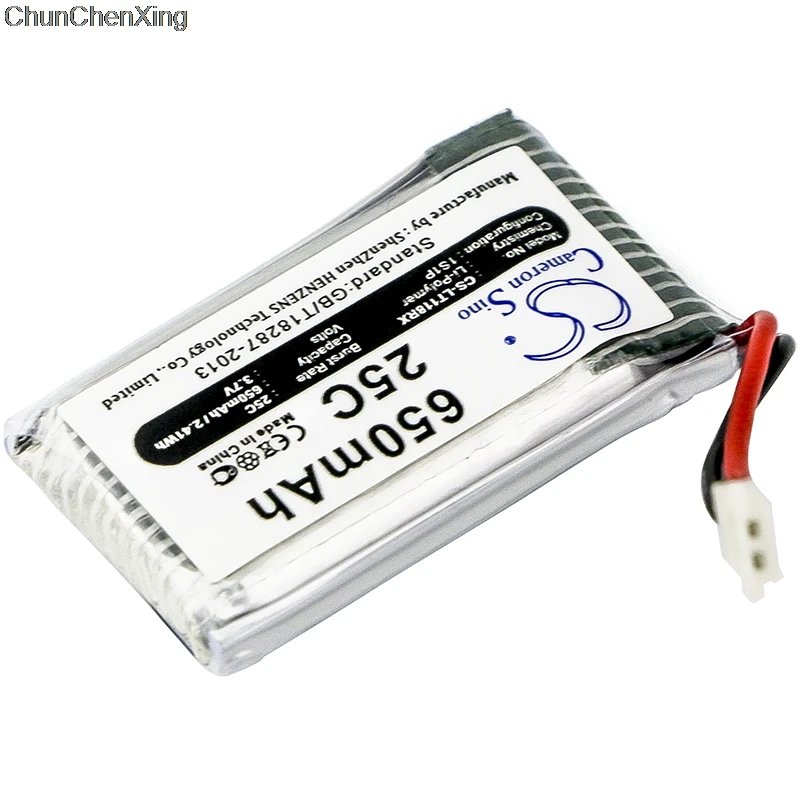 Аккумулятор Cameron Sino 650mAh Для Cheerson CX 30W для HUAJUN W609 10 9 JJRC H5C H9D WLtoys V931|Цифровые