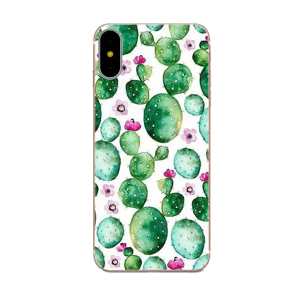 Роскошные растения кактус прекрасный для Sony Xperia Z Z1 Z2 Z3 Z4 Z5 compact Mini M2 M4 M5 T3 E3 E5 XA XA1 XZ
