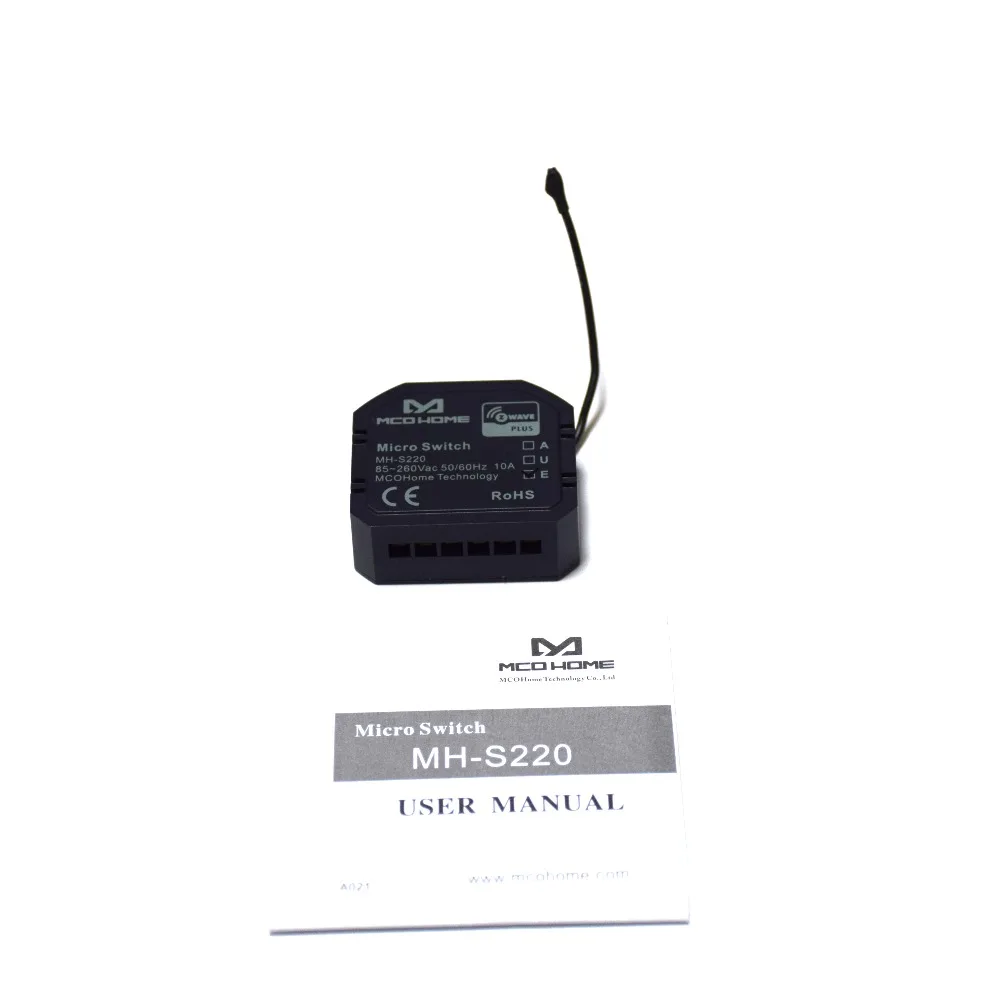 MCOHOME z wave нажатием одной кнопки модуль автоматического включения света MH S220 EU