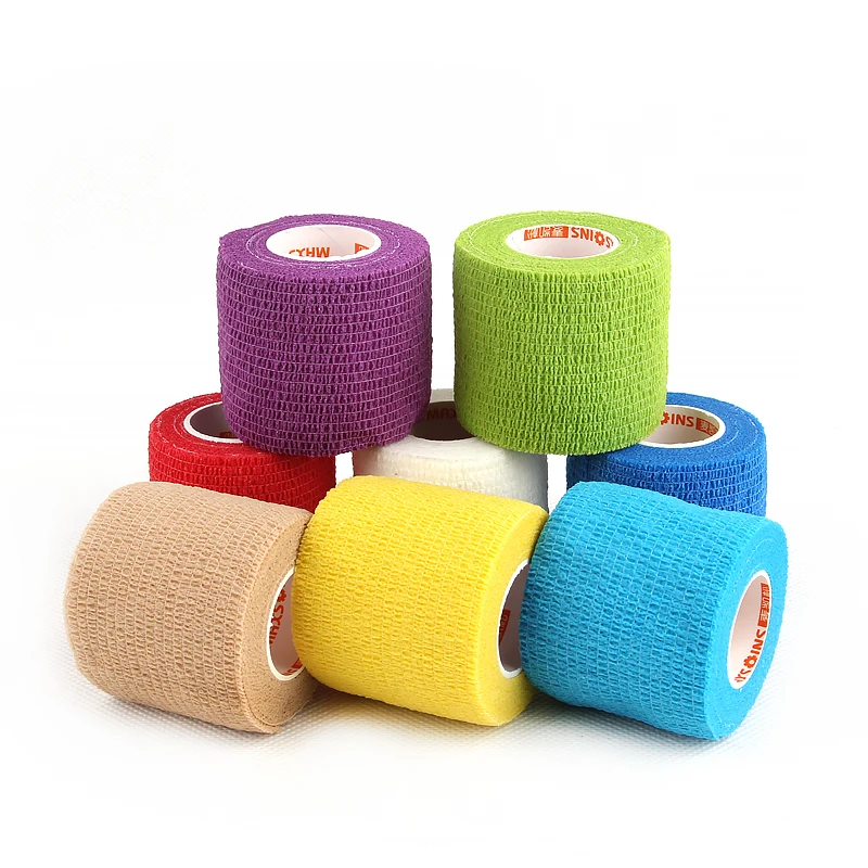 5 см * 4 М лента Спортивная кинезиологическая водонепроницаемая повязка