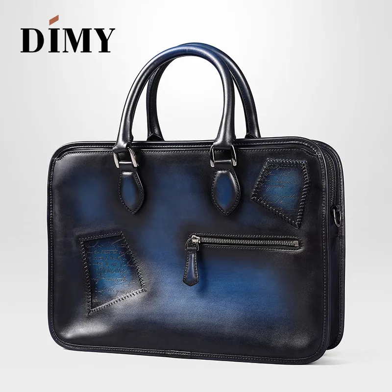 Мужской короткий чехол DIMY из натуральной коровьей кожи ручная работа винтажный