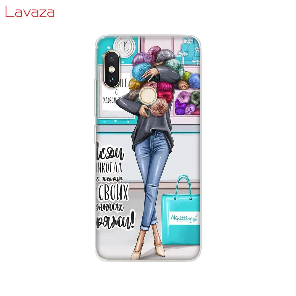 Твердый чехол Lavaza для Xiaomi A2 Mi8 Lite A1 Redmi Note 4X 5 6 Pro с черными и коричневыми волосами