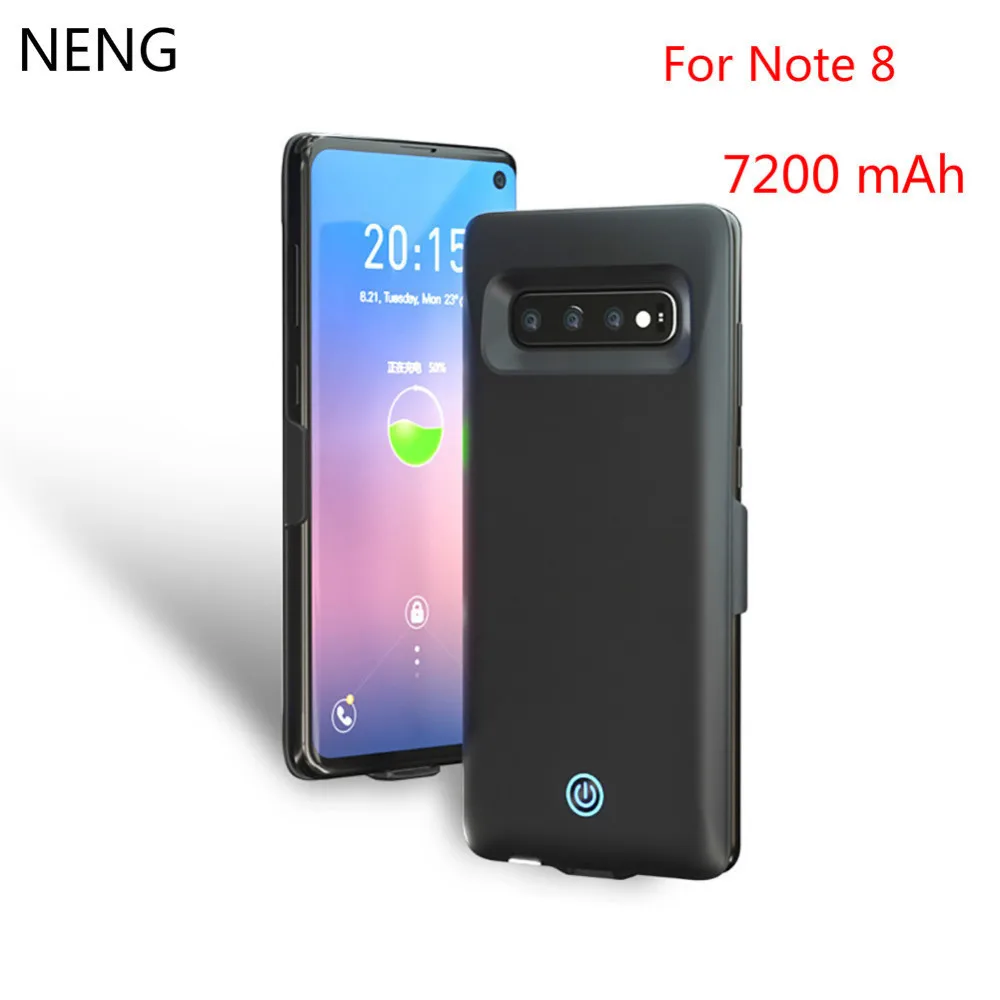 Neng 7200 мАч для Samsung Galaxy Note 8 зарядное устройство чехол внешний портативный запасной