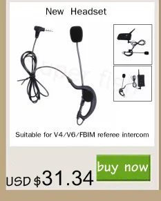Vnetphone 3,5 мм микрофон динамики гарнитуры и шлем домофон клип для мотоцикл Bluetooth Interphone для V4 V6