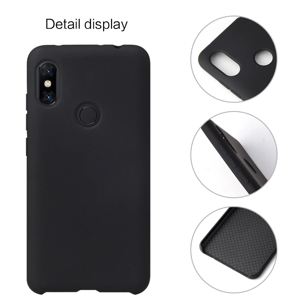 Жидкий силиконовый чехол для телефона Xiaomi Redmi Note 7 6 5 Pro 6A 5A Prime S2 однотонный Мягкий