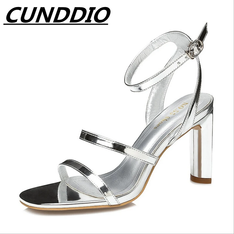 CUNDDIO Корейский стиль издание Шоу ног Сексуальная ремешок на Высоком каблуке