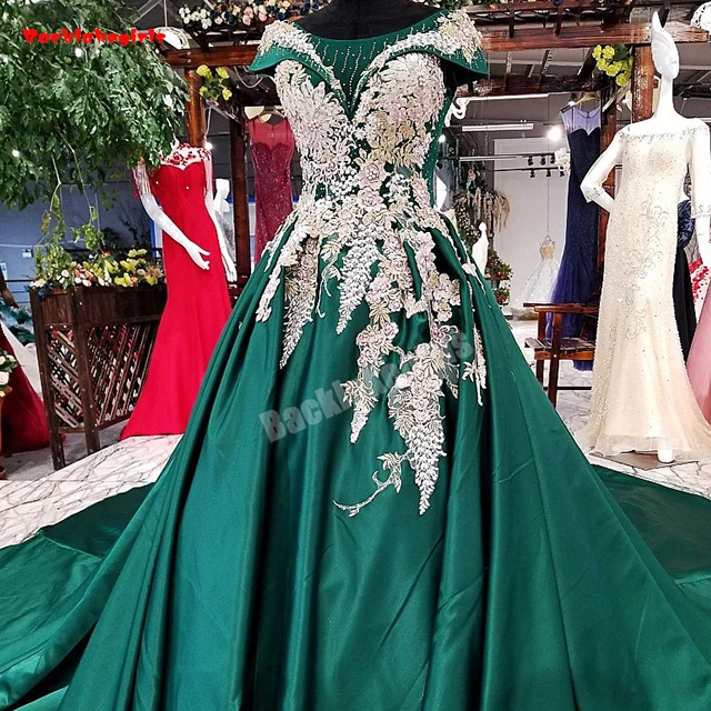 21459 зеленое вечернее платье с рукавами крылышками аппликацией кружевными