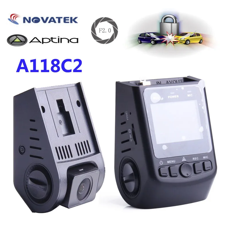 Оригинальный viofo A118C2 автомобильный Dashcam Камера Мини DVR супер конденсатор Новатэк