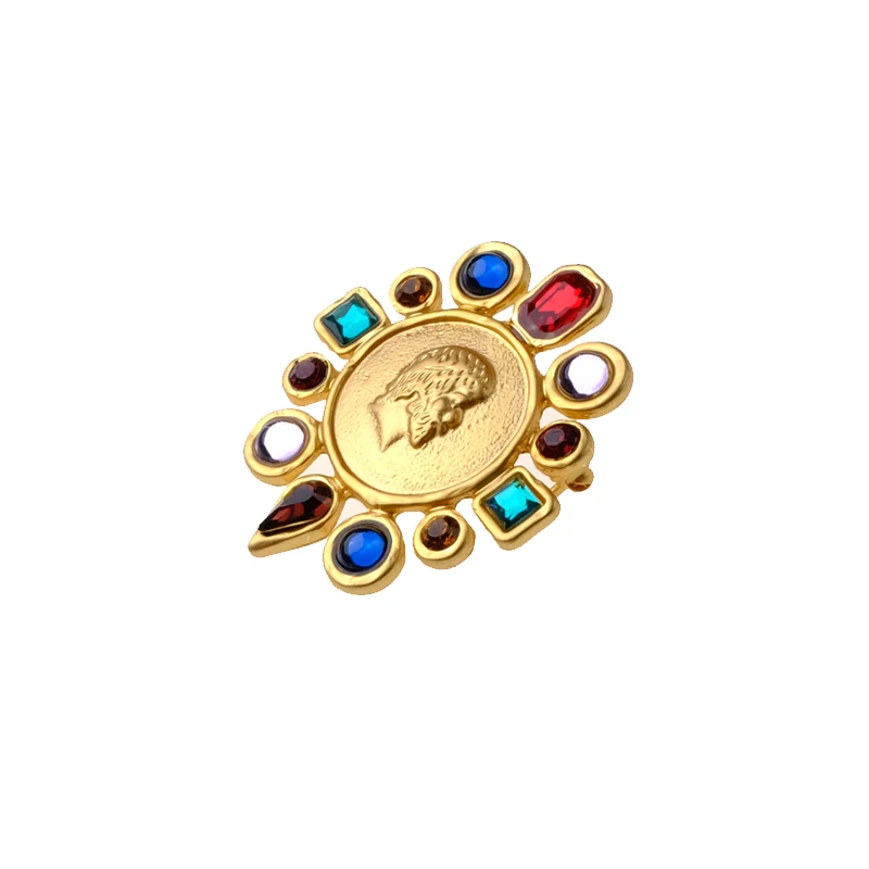 Бутик amorita gold human fine brooche