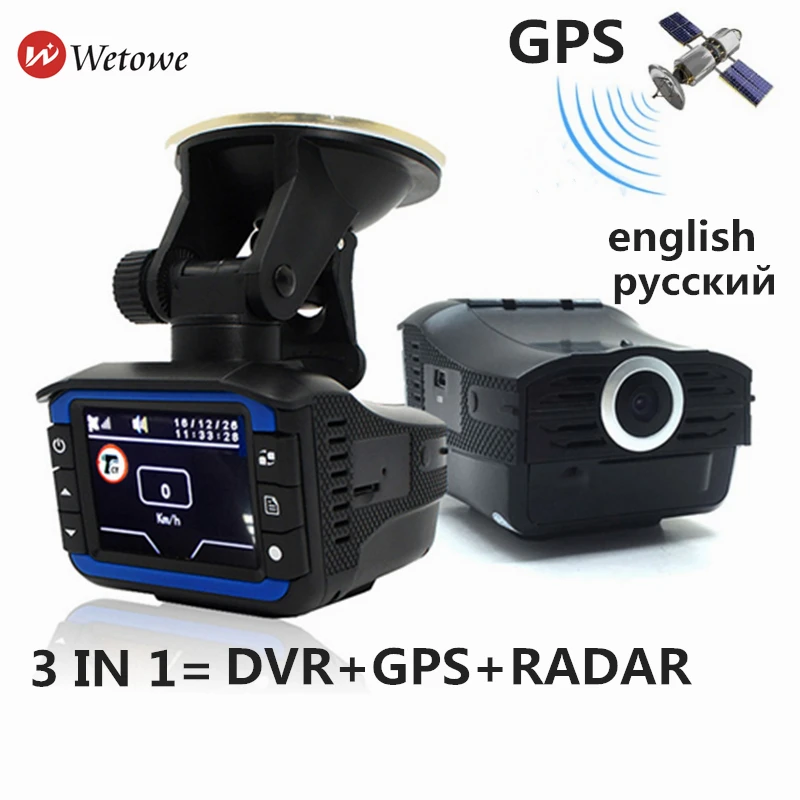 I6 3 в 1 Русский gps Радар детекторы Анти радар Автомобильный видеорегистратор Dash Cam gps трекер вождение для России Лазерная скорость обман