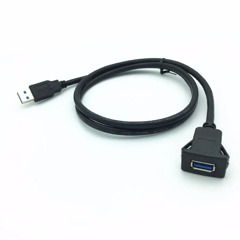 Удлинительный кабель с креплением на панели USB 3 0 A папа-мама | Компьютеры и офис
