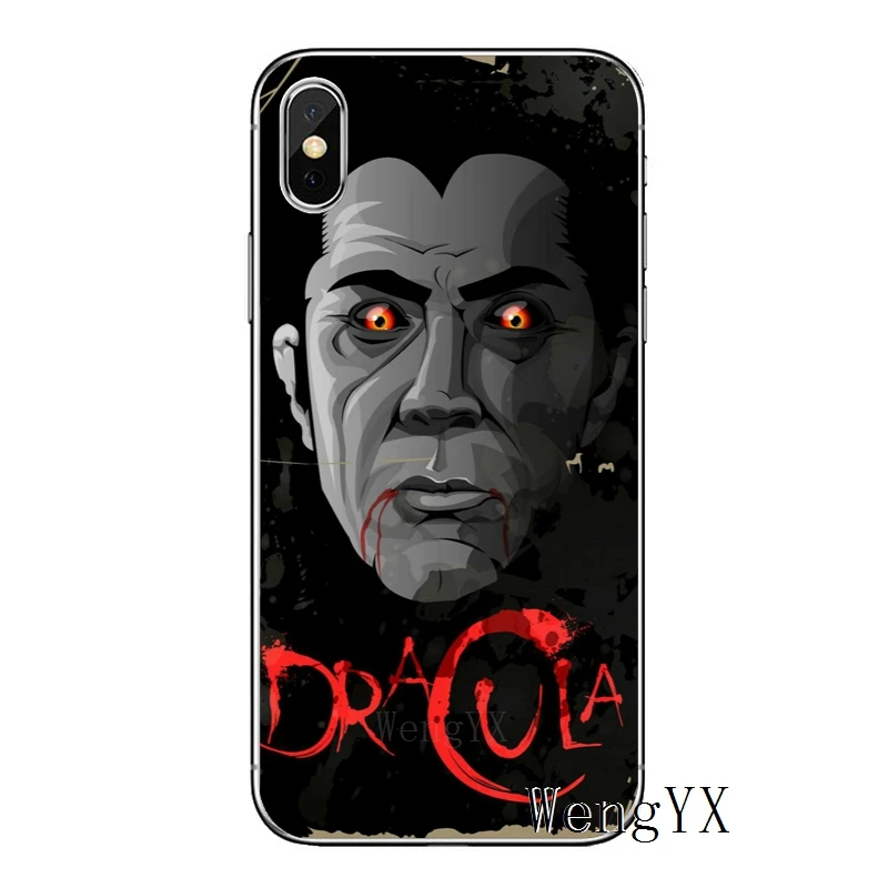 Дракула фильм ужасов для Apple iPhone 8 7 plus 6s 6 plus X XR XS Max SE 5s 5c 5 4s 4 ТПУ мягкий чехол для телефона