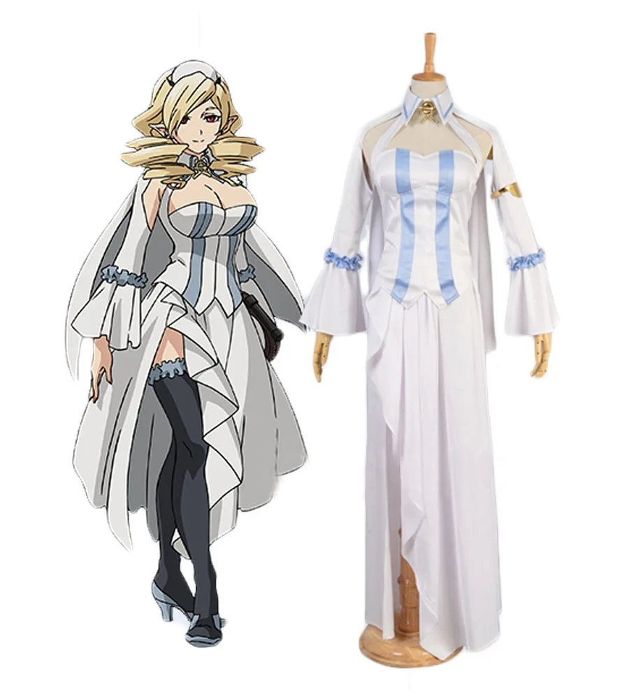 Рог платье скульд Косплэй Seraph of the End Skuld костюм Owari no Индивидуальный заказ Любой