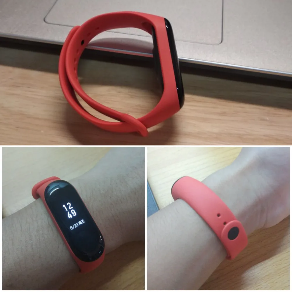 Силиконовый сменный ремешок для браслета Xiaomi Mi Band 3 сменный ремешок для Xiaomi Mi Band 3 ремешок для Xiaomi Mi Band 3