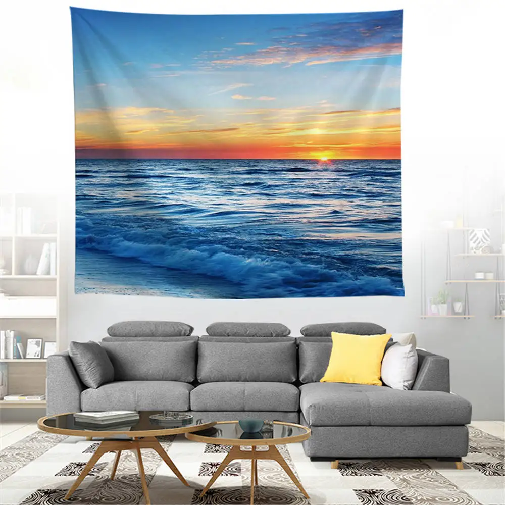 ZEIMON Гавайская пальма уютный закатный пейзаж настенная подвесная картина с