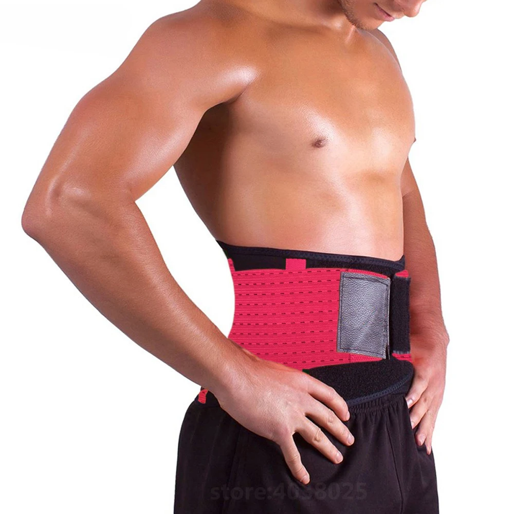 

Back Support Brace Belt Lumbar Lower Waist Double Adjustable Pain Relief Waist Support Trainer Belt Trainer Corset Back Belt