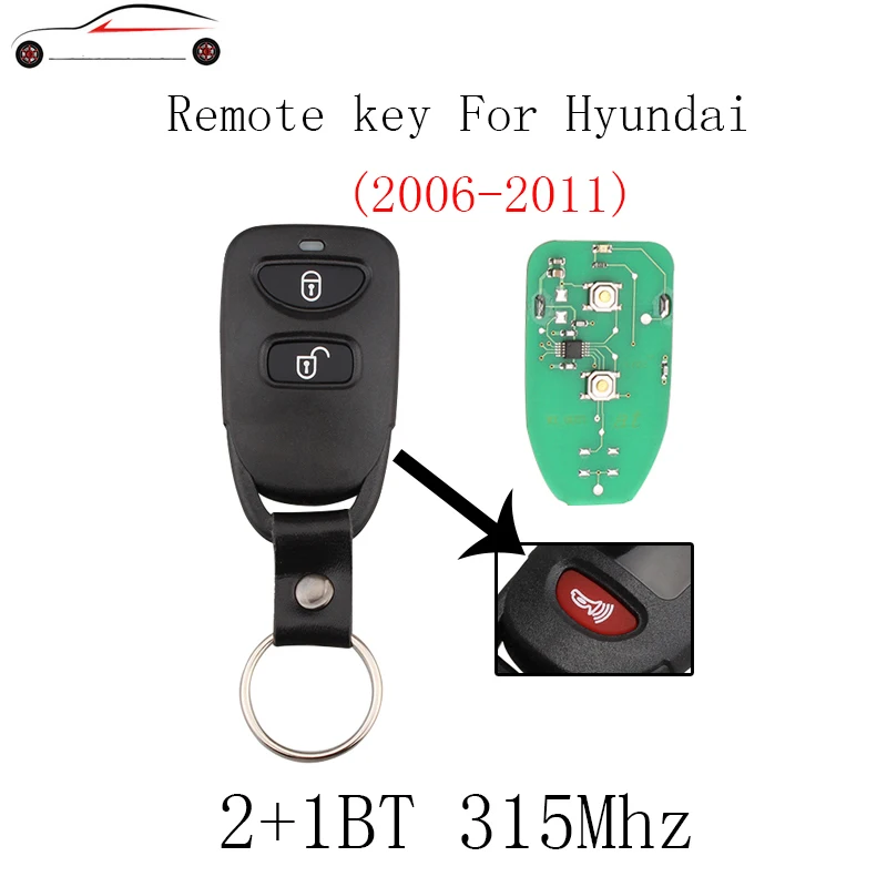 Горбин 315 МГц дистанционный ключ без ключа для HYUNDAI Tucson Santa Fe Elantra 2005 2006 2007 2008 2009 2010