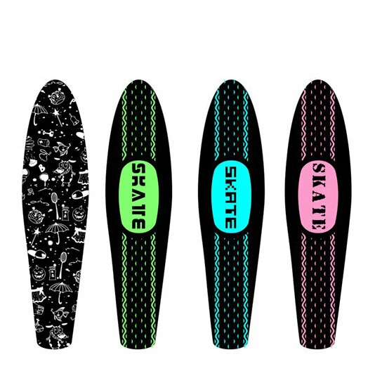 6 цветов 56 см маленький крайсер Стикеры наждачная бумага рок Jordan абразивный