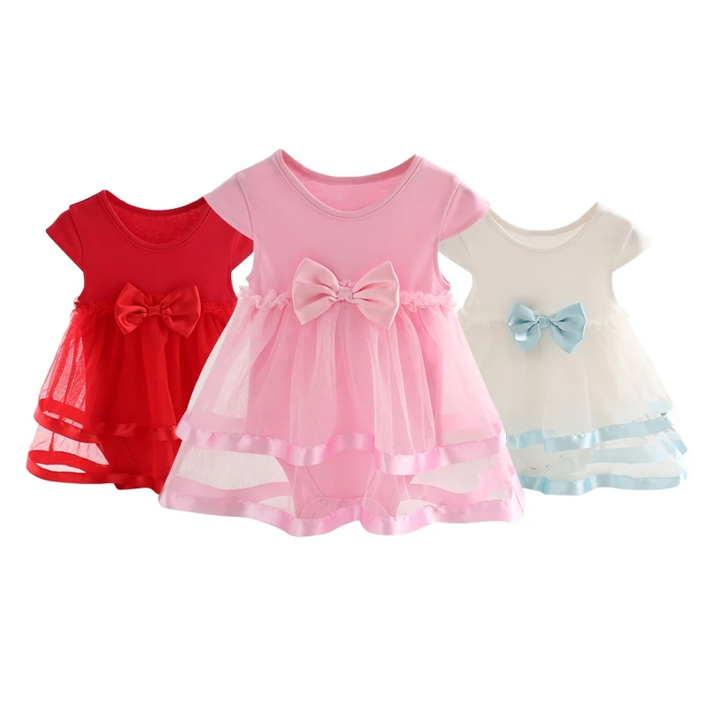 Летнее платье для маленьких девочек Хлопковое малышей детская одежда | Мать и