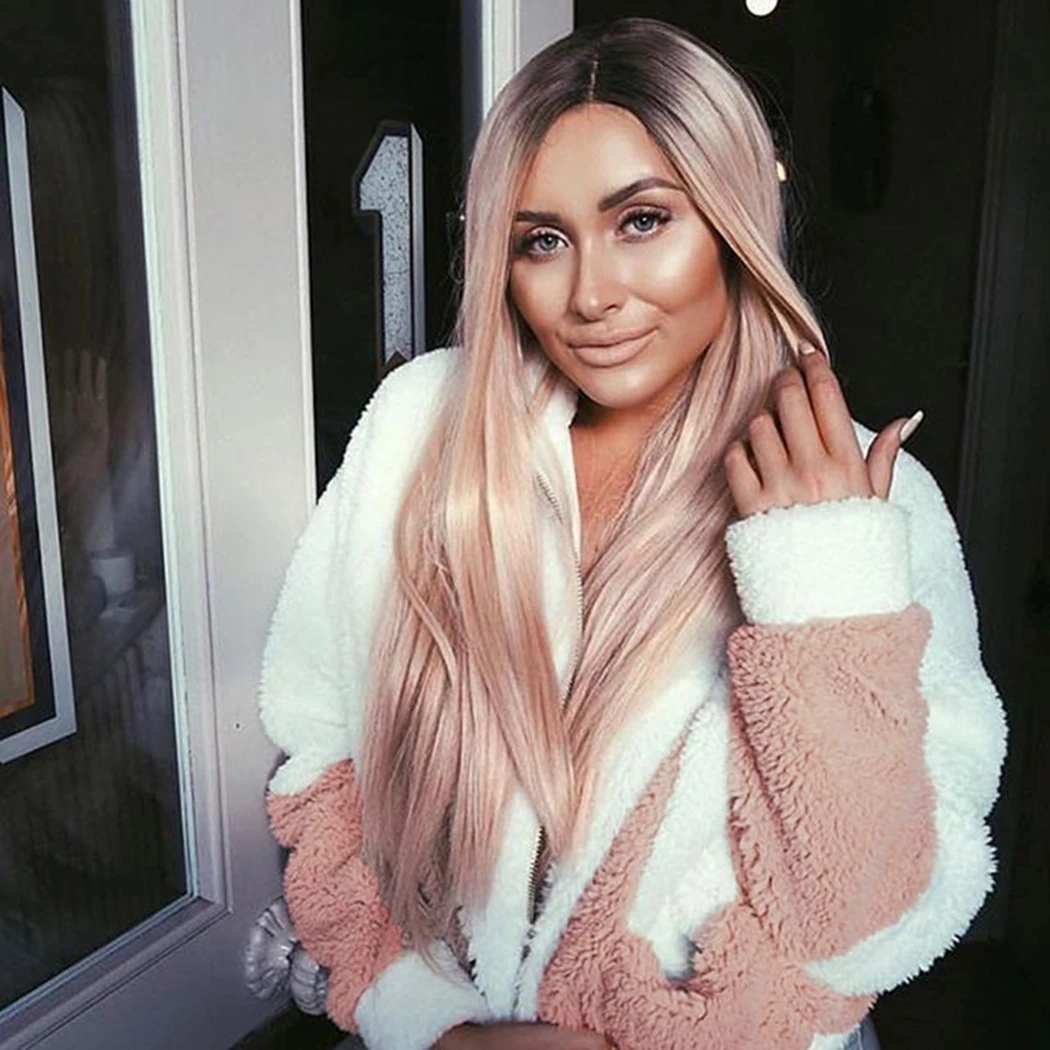 Элегантный Для женщин лоскутное пушистый лохматый искусственного меха теплые