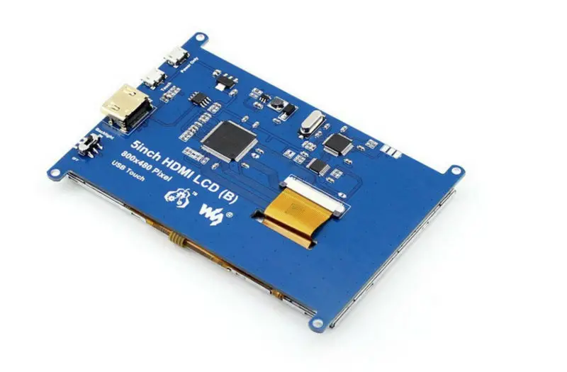 5 дюймов Raspberry Pi ЖК дисплей Дисплей на тонкопленочных транзисторах